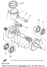 Yamaha parts diagram for 56A-11601-30-00