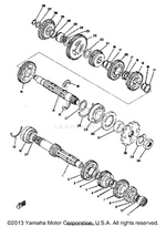 Yamaha parts diagram for 278-17211-00-00 - Ref #22