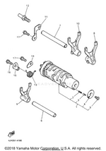 Yamaha parts diagram for 4JH-18513-00-00 - Ref #10