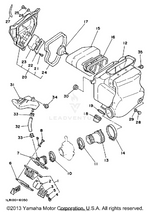 Yamaha parts diagram for 39K-14451-00-00 - Ref #15