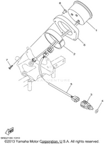 Yamaha parts diagram for 90430-08003-00 - Ref #4