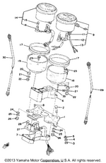 Yamaha parts diagram for 409-83560-01-00 - Ref #30