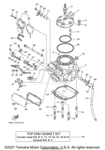 Yamaha parts diagram for 1P8-W0001-00-00 - Ref #48