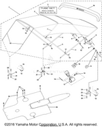 Yamaha parts diagram for F1C-U3119-20-00 - Ref #16