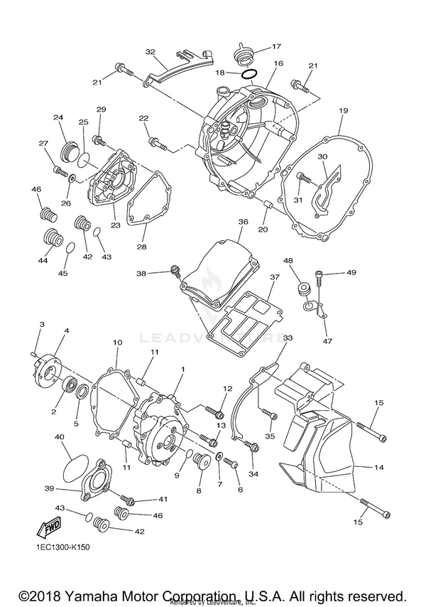 Yamaha parts diagram for 93306-20124-00 - Ref #2