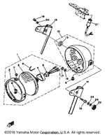 Yamaha parts diagram for 1M1-84133-60-00 - Ref #7