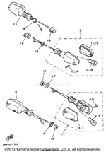 Yamaha parts diagram for 115-83311-60-XX - Ref #2