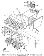 Yamaha parts diagram for 33M-14451-00-00 - Ref #10