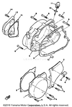 Yamaha parts diagram for 18G-15362-00-00 - Ref #11