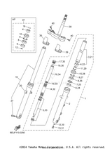 Yamaha parts diagram for 1TP-23136-01-00 - Ref #20