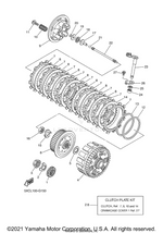 Yamaha parts diagram for 5XC-W001G-10-00 - Ref #28