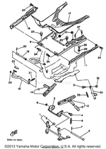 Yamaha parts diagram for 50M-27433-00-00 - Ref #13