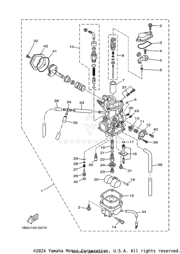 Yamaha parts diagram for 5HP-14107-18-00 - Ref #18