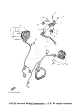 Yamaha parts diagram for B7N-83969-01-00 - Ref #12