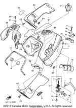 Yamaha parts diagram for 3TB-2137W-90-00 - Ref #20