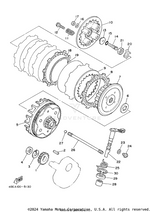 Yamaha parts diagram for 36X-16321-00-00 - Ref #18