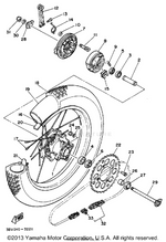 Yamaha parts diagram for 401-25367-00-00 - Ref #27