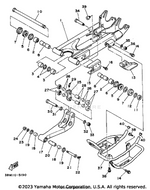 Yamaha parts diagram for 93109-18020-00 - Ref #19