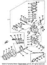 Yamaha parts diagram for 646-24251-02-00 - Ref #52