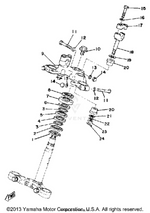 Yamaha parts diagram for 90385-12027-00 - Ref #20