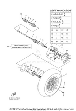 Yamaha parts diagram for 93106-42800-00 - Ref #21