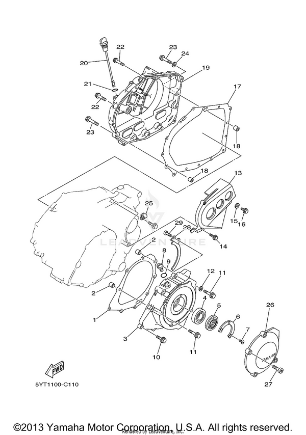Yamaha parts diagram for 92017-06025-00 - Ref #27