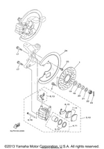 Yamaha parts diagram for 90201-20279-00 - Ref #19