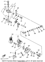 Yamaha parts diagram for 3X3-18156-10-00 - Ref #37