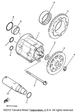 Yamaha parts diagram for 93440-09139-00 - Ref #4