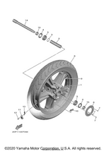 Yamaha parts diagram for 93106-30044-00 - Ref #4