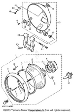 Yamaha parts diagram for 1M1-84124-60-00 - Ref #10