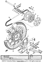 Yamaha parts diagram for 156-25389-00-00 - Ref #28
