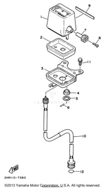 Yamaha parts diagram for 90157-02031-00 - Ref #8
