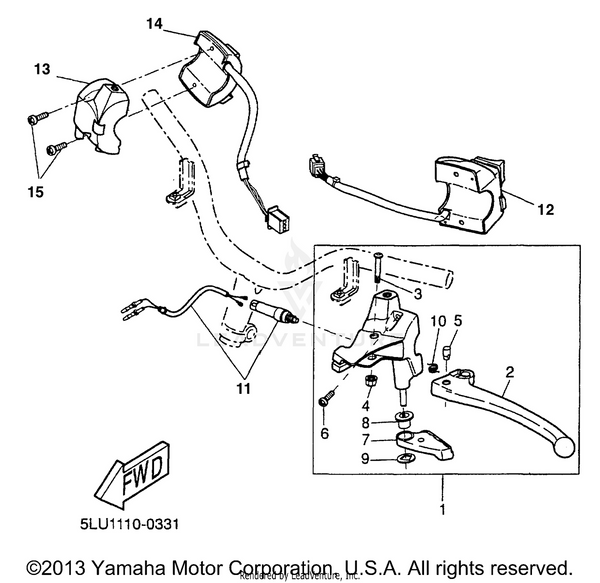 Yamaha parts diagram for 3VL-H3941-00-00 - Ref #7