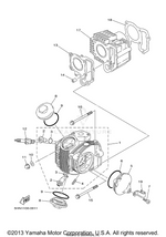 Yamaha parts diagram for 4GL-11181-00-00 - Ref #13