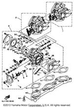 Yamaha parts diagram for 63M-14398-00-00 - Ref #41