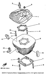 Yamaha parts diagram for 25Y-11181-00-00 - Ref #2