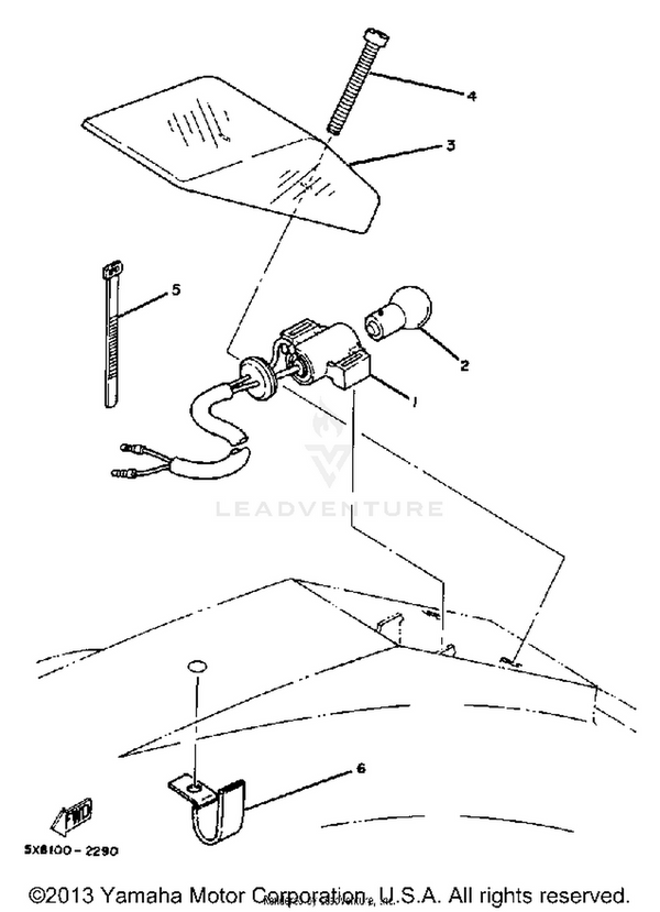 Yamaha parts diagram for 3R9-84514-00-XX - Ref #2
