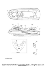 Yamaha parts diagram for F1X-U417C-50-00