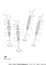 Yamaha parts diagram for 3FV-12153-09-00 - Ref #13