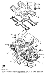Yamaha parts diagram for 90480-11287-00 - Ref #24