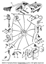 Yamaha parts diagram for 98980-04010-00 - Ref #11