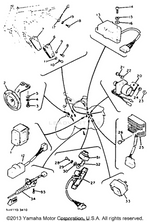 Yamaha parts diagram for 3G1-83350-70-00 - Ref #1
