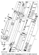 Yamaha parts diagram for 36Y-23147-10-00 - Ref #19