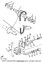Yamaha parts diagram for 306-12213-12-00 - Ref #19