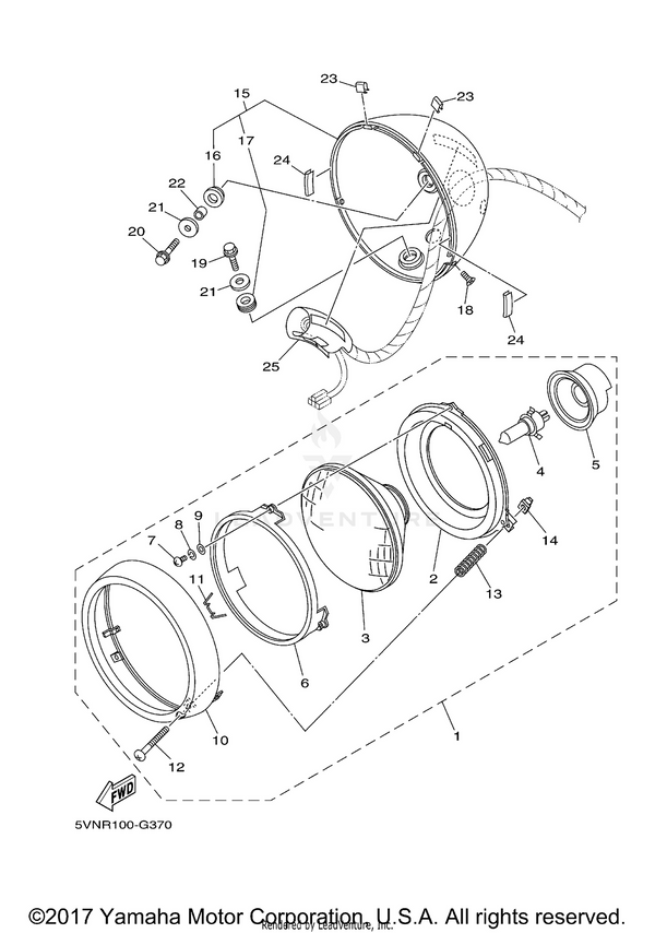 Yamaha parts diagram for 3SX-84397-00-00 - Ref #5