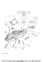 Yamaha parts diagram for F1C-U2519-00-00 - Ref #2