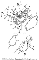 Yamaha parts diagram for 161-15426-00-00 - Ref #19