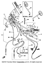 Yamaha parts diagram for 444-W0087-10-00 - Ref #37