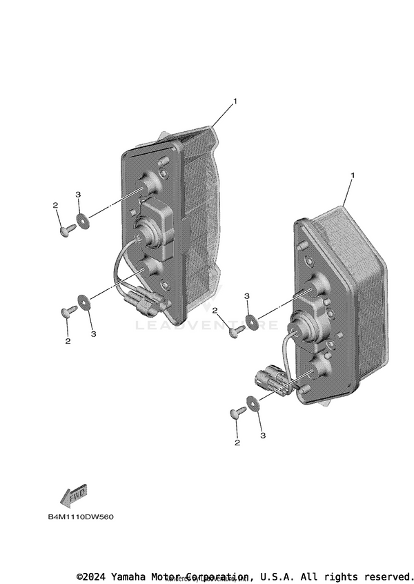 Yamaha parts diagram for B8K-H4710-00-00 - Ref #1